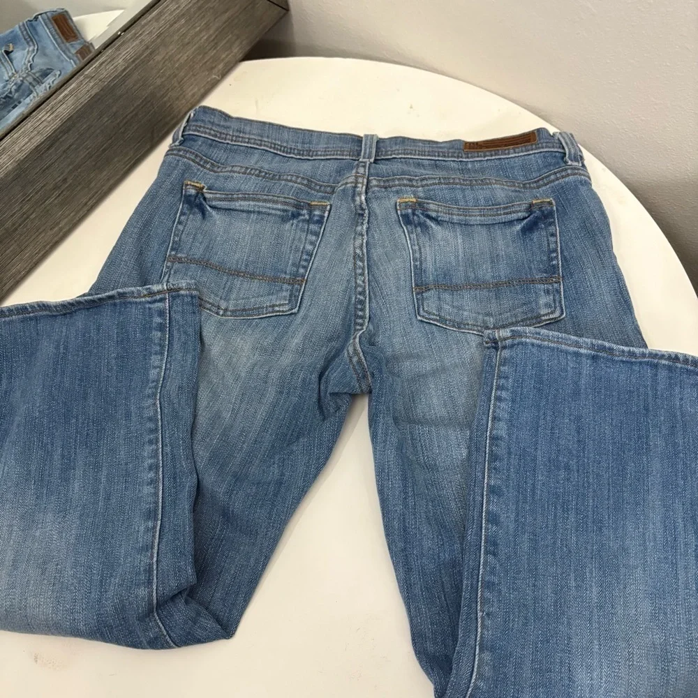 Stylish Ralph Lauren polo stretch cropped Blue Jeans